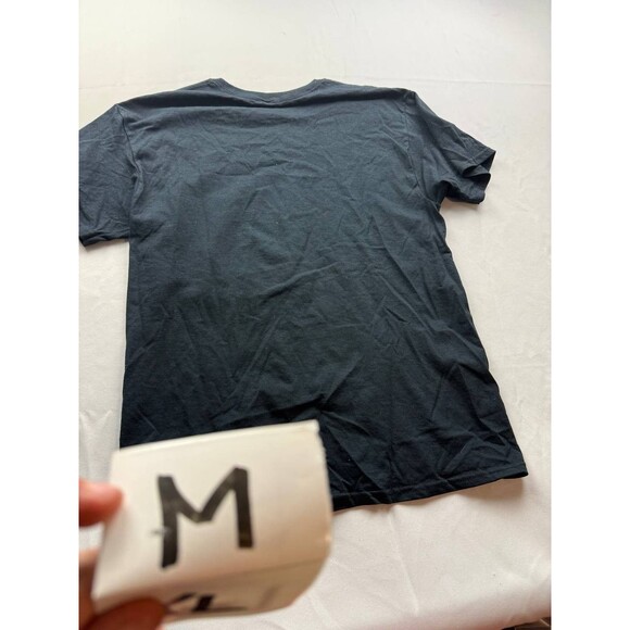 VTG Ice Ice Baby L T-Shirt Mens Medium Black Graphic Print Short Sleeve Crew - Picture 5 of 5